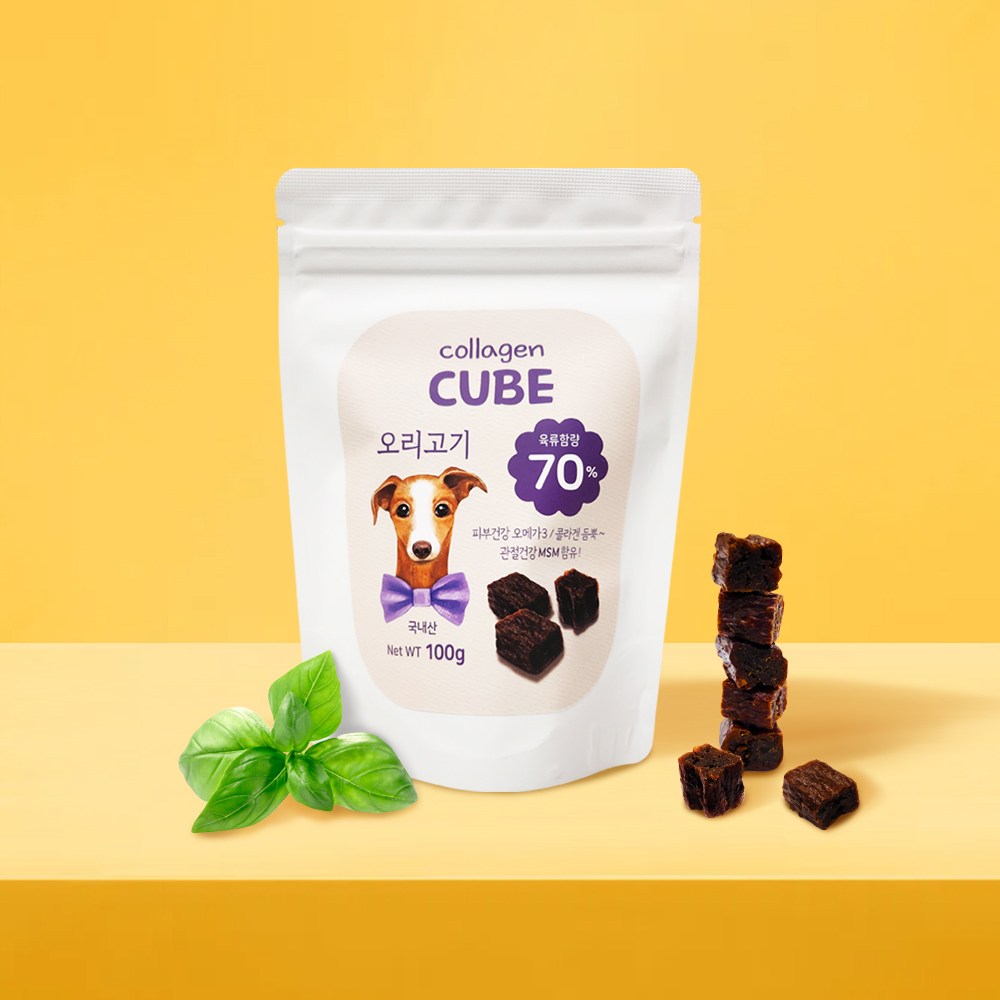 보노네이처 콜라겐 큐브 (육류70%) 강아지간식 16,000원