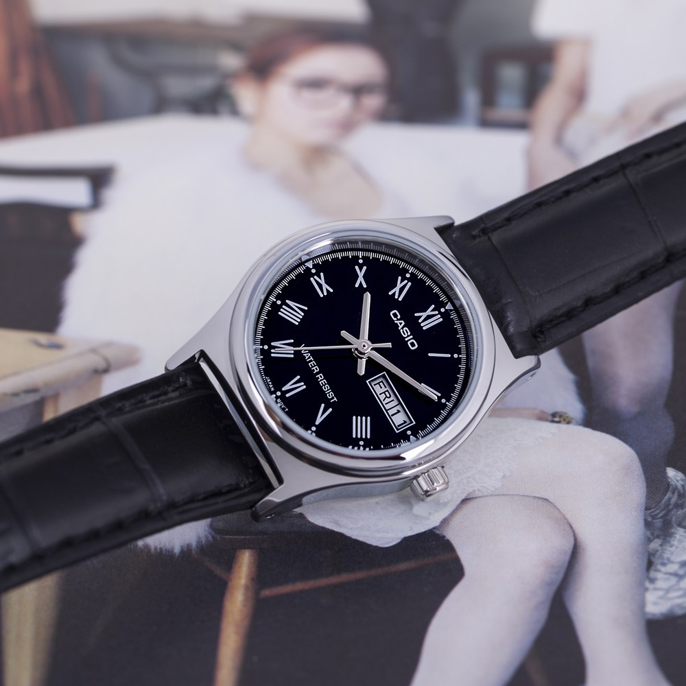 카시오 여성용 가죽 시계 30,000원