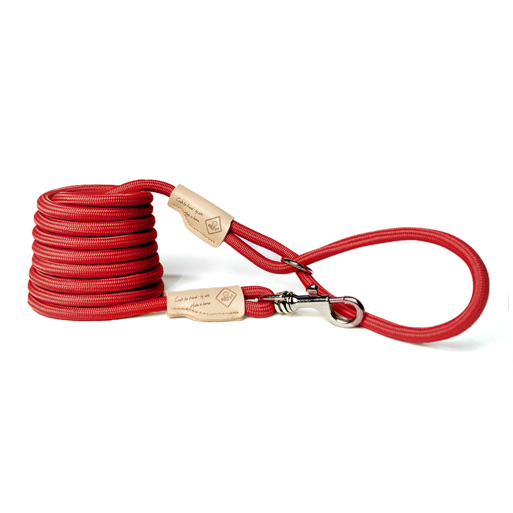 아띠지기 코드형 스트롱 강아지 리드줄, 레드, 1개 16,000원