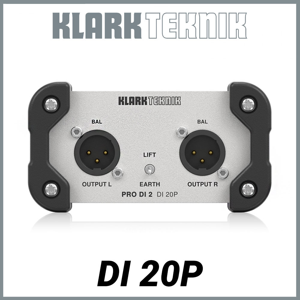 클락테크닉 DI20P 패시브 스테레오 DI 박스 120,000원