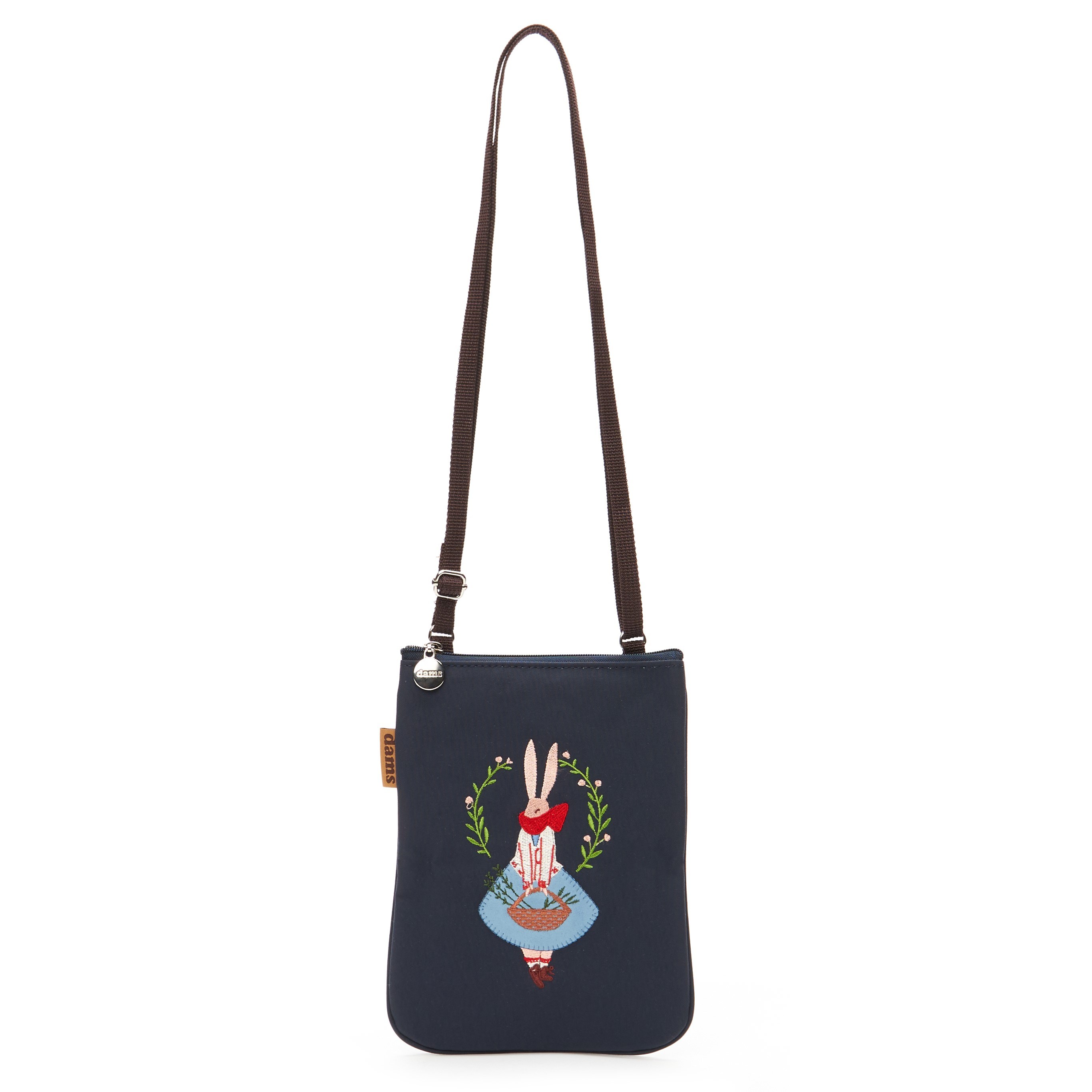 담스 토끼자수 핸드폰가방 미니 크로스백 15,500원