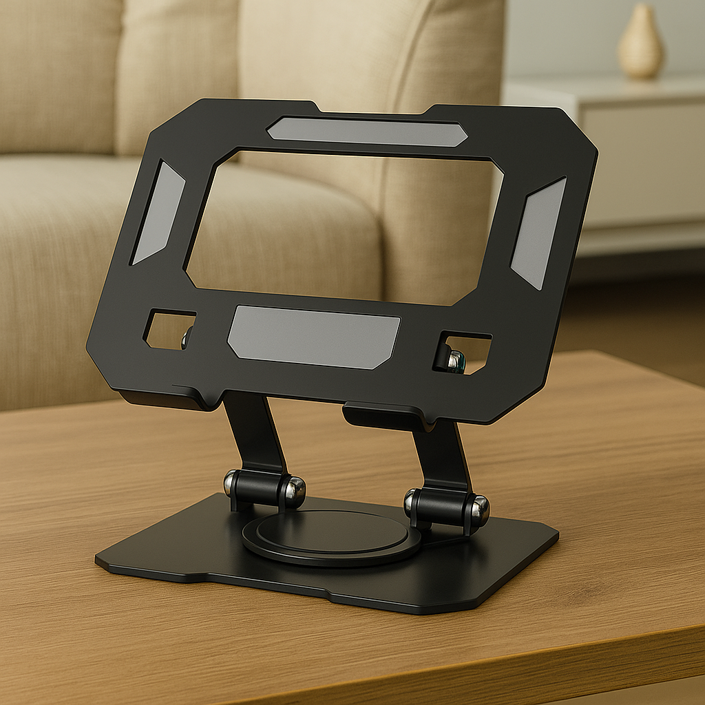 익스오더 회전 스탠드 선반 태블릿 거치대, 1개, 블랙 11,100원