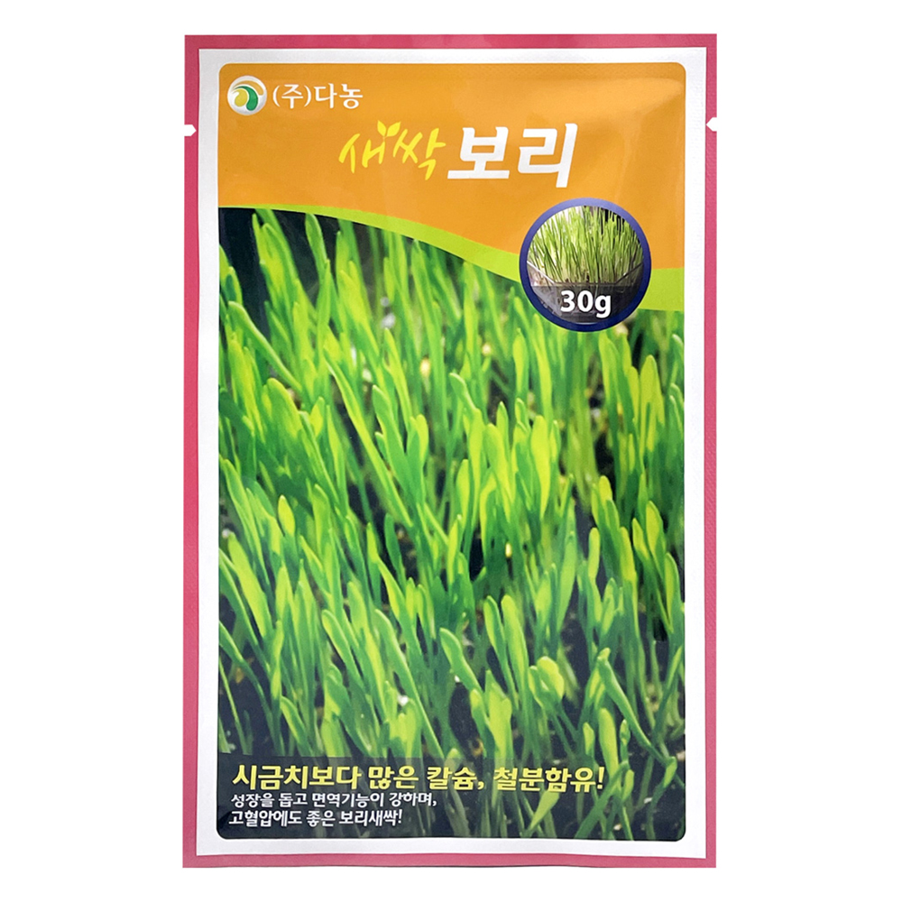 다농 새싹 보리 씨앗 30g 2,100원