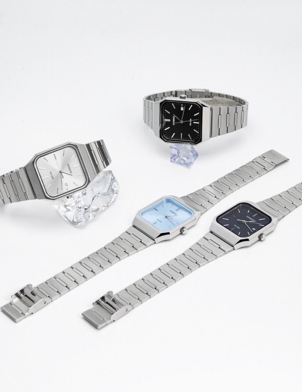 카시오 클래식 사각 스퀘어 메탈 탱크 남자 손목시계 107,000원