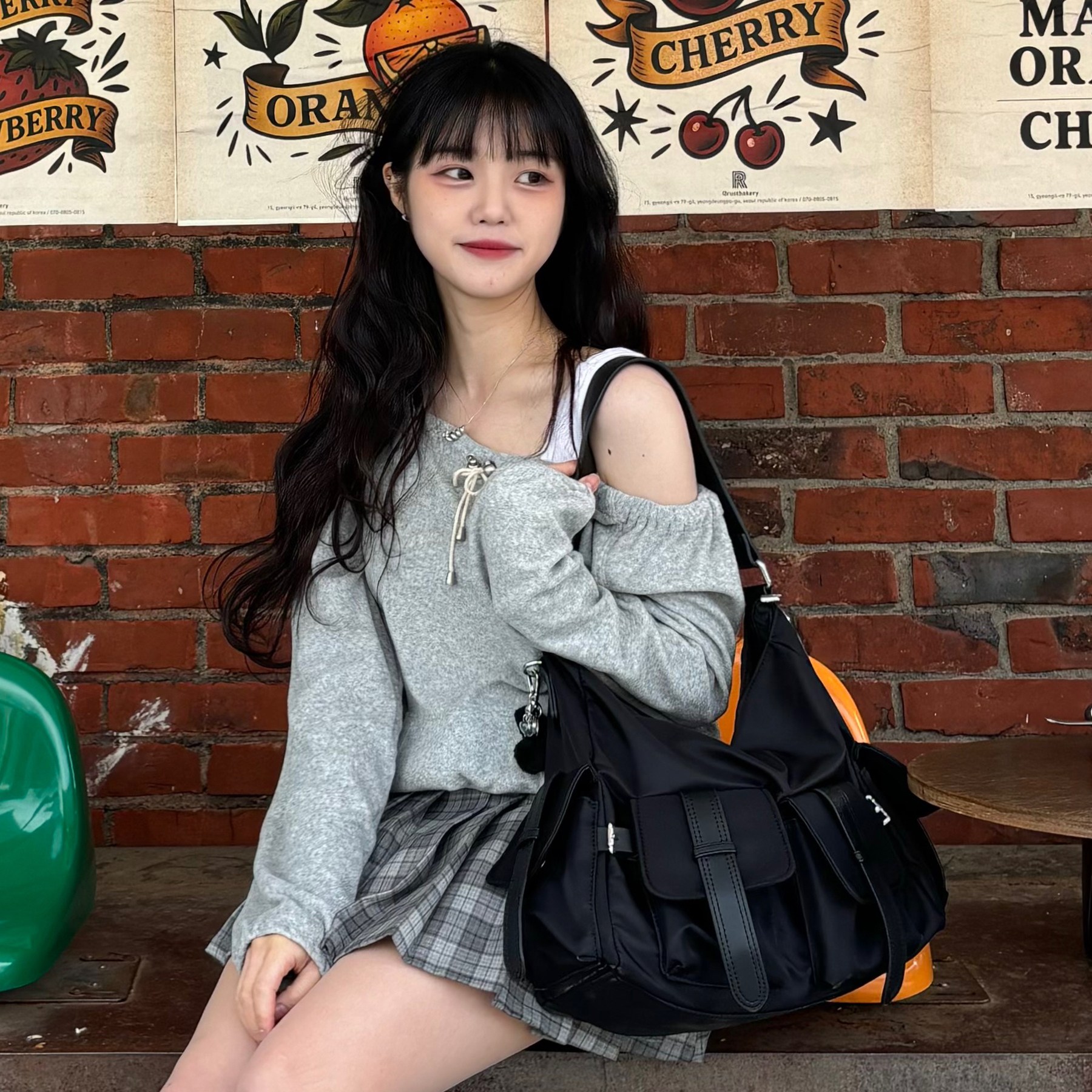 미녹 델리아 데일리백 보부상가방 빅사이즈 20대여자가방 대학생 나일론 숄더백 79,000원