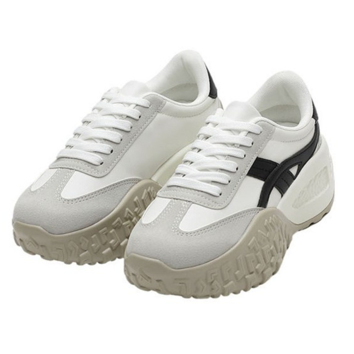 딕슈 여성 키높이 통굽 독일군 어글리 스니커즈 운동화 6.5cm SKWS245 59,000원