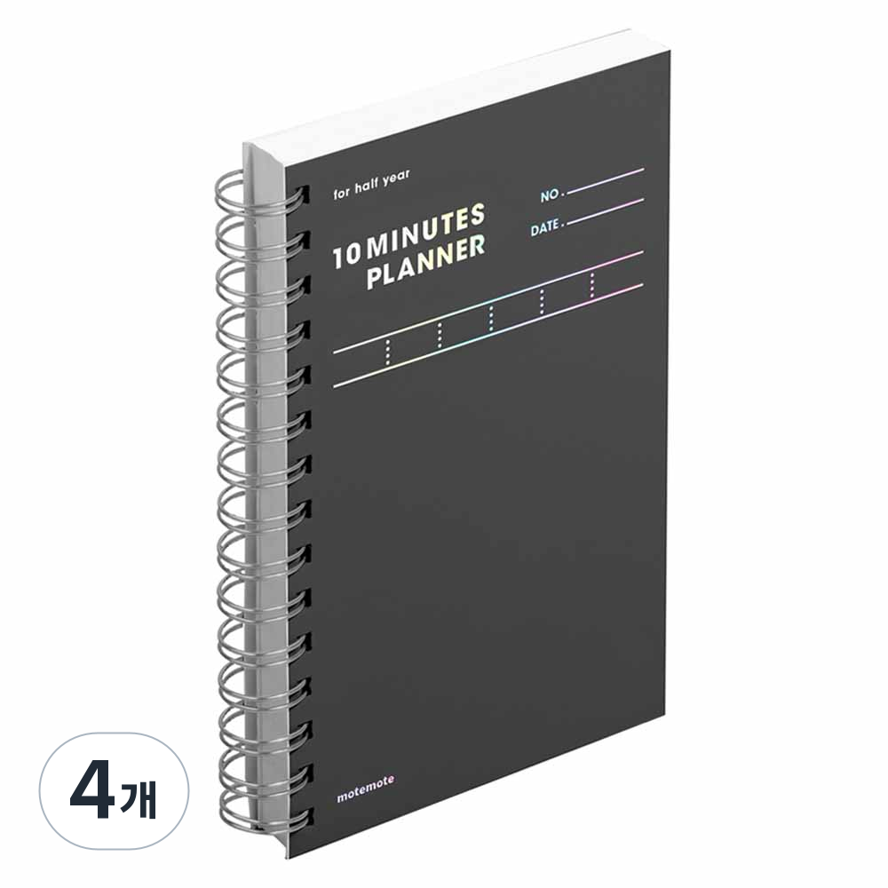 모트모트 컬러칩 텐미닛 플래너 HALF YEAR, 다크호스, 4개 42,120원
