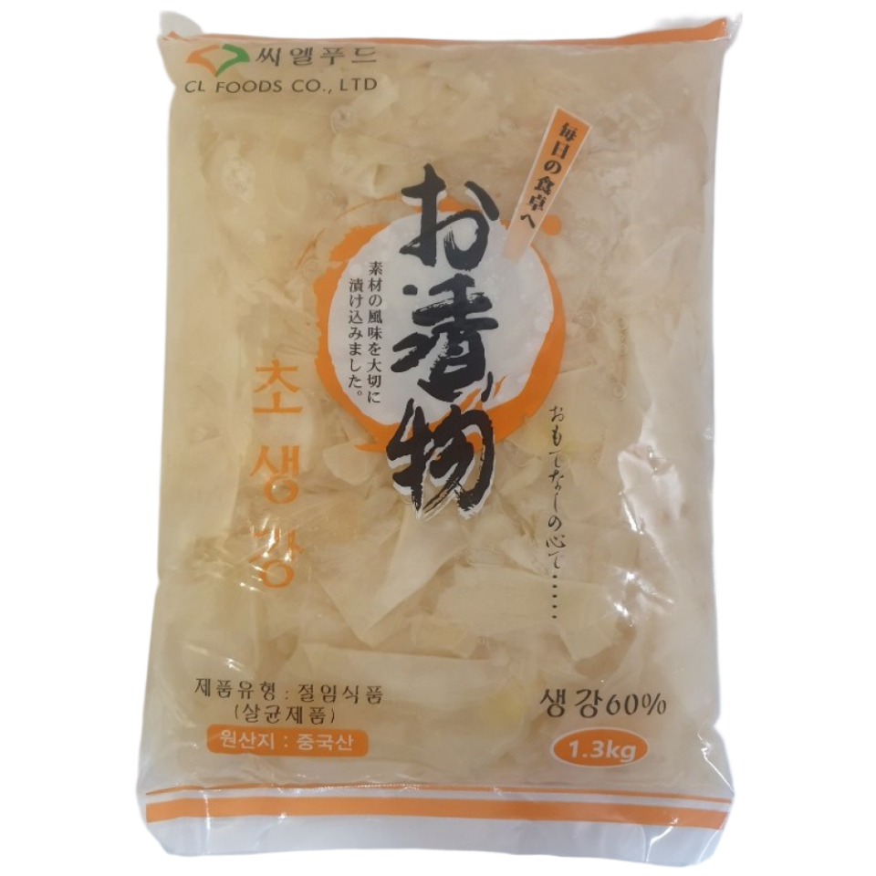 씨엘푸드 하루 백초생강 초생강 1.3kg 1박스, 1.3kg, 10개 30,100원