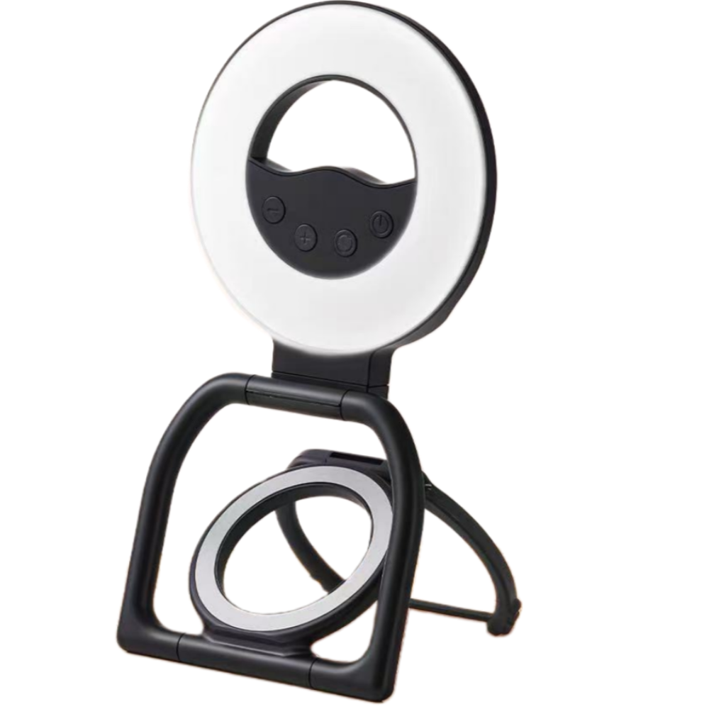 스멜모리 휴대폰 흡착 LED 조명 셀카 라이브 유튜브 방송 촬영 보조등, 1개, 블랙 25,600원