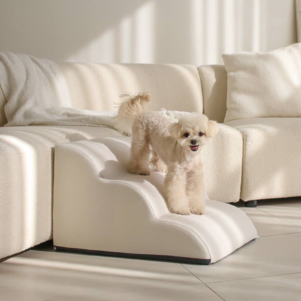 초코펫하우스 강아지 라운드 논슬립스텝 4.0 계단, 1개, 아이보리 74,800원