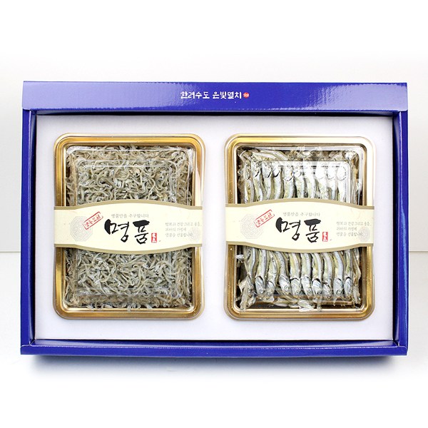통영멸치 명절고급선물세트 멸치선물세트 실속2종세트+쇼핑백증정, 1개 20,000원