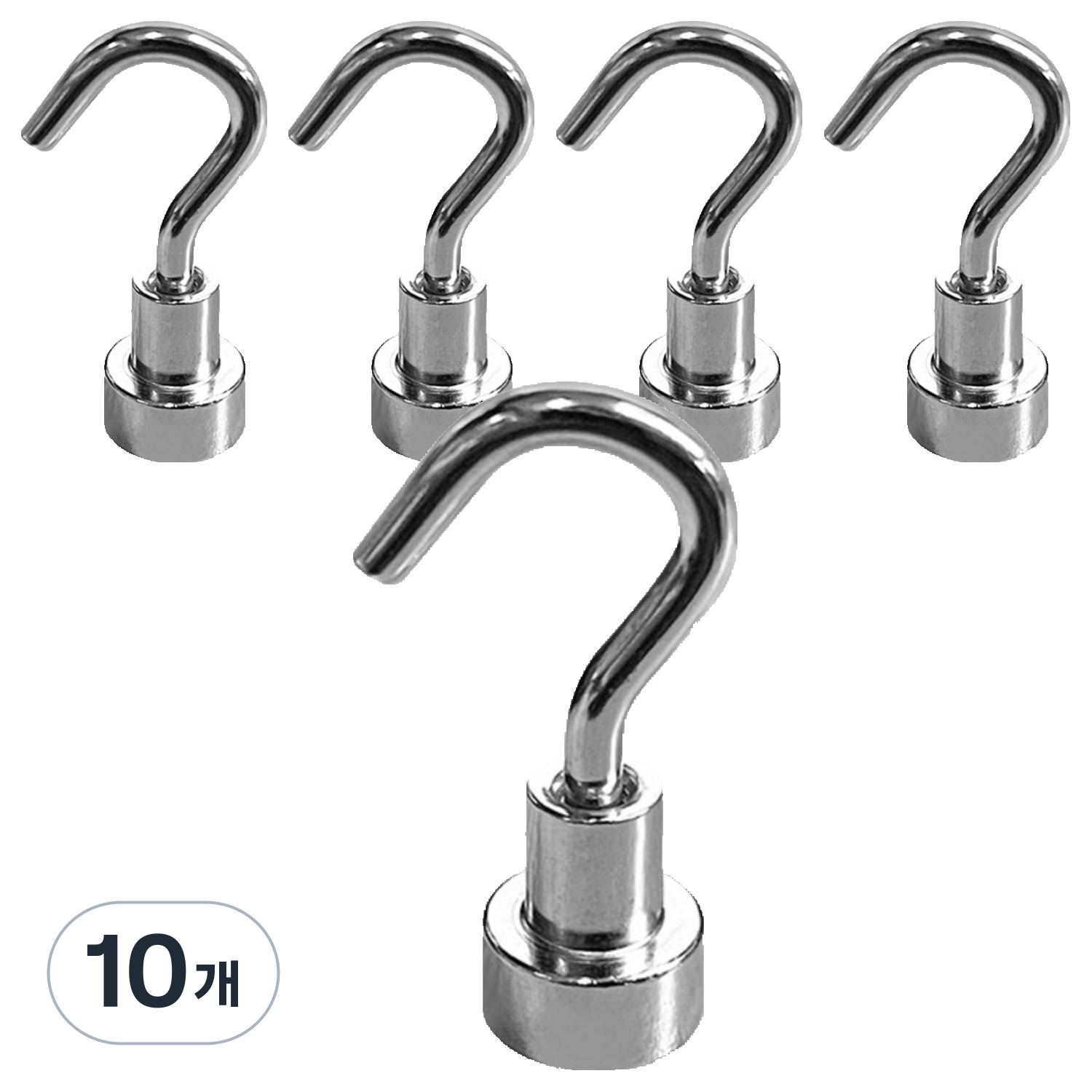 월드크린 네오디뮴 자석 걸이 후크형 10mm 7,000원