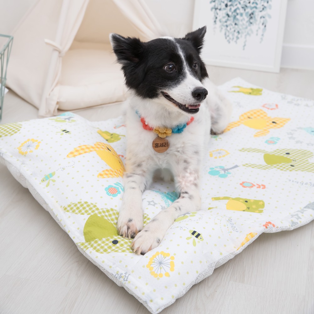 올마이펫 여름용 리플 강아지 베개방석매트, 1개 32,900원