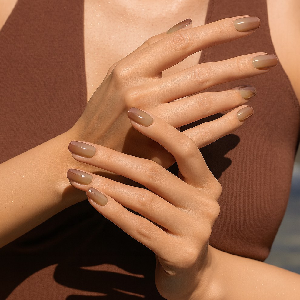 젤리팝 그라데이션 네일스티커 디자인 셀프 네일 아트, 1개, 08_헤이즐넛(TS16) 3,500원