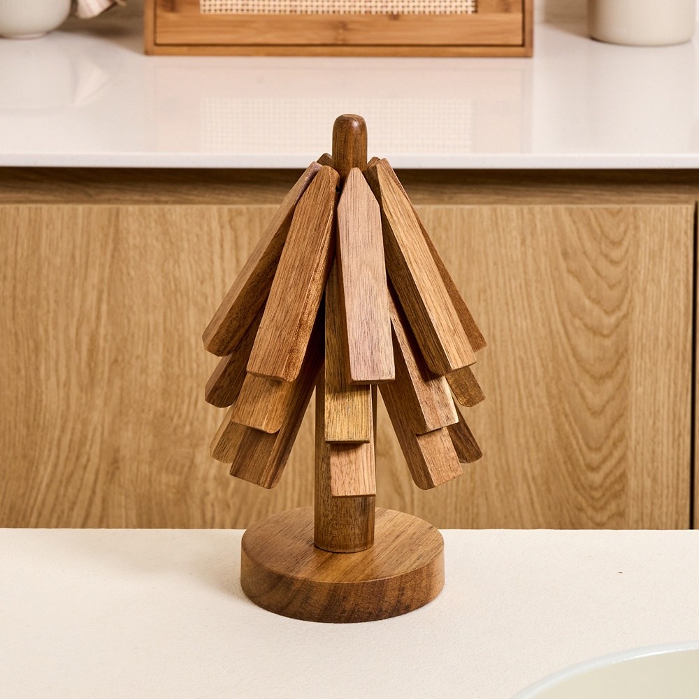 [모던하우스 인천점] 아카시아 딥우드 스탠딩 냄비받침세트 -[WO0125006], 1세트, 우드 23,900원