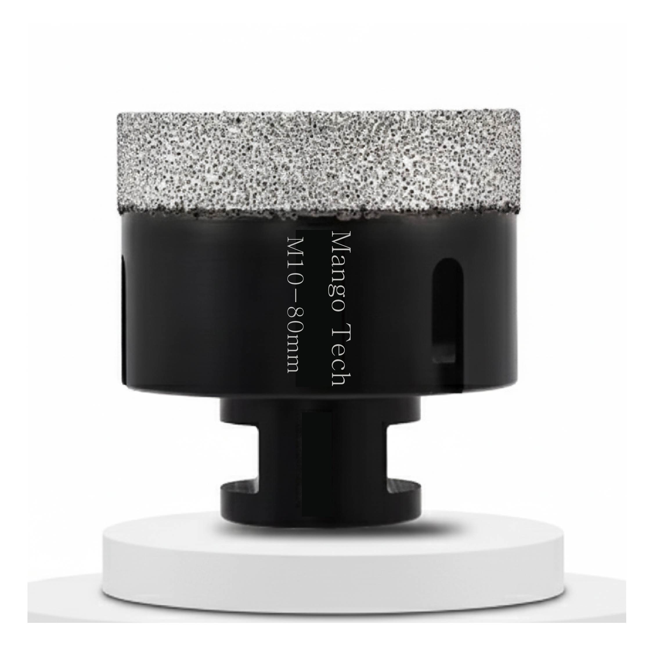 망고테크 그라인더용 다이아몬드 홀쏘 80mm 타일 구멍 기리 임팩용아답터포함 유리 포세린 대리석 도자기 융착 코어 비트 홀커터 홀소, 1개 50,900원