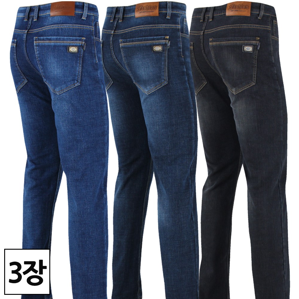 3장 [더맨월드] 겨울 남자 MW매일입는기본501청바지  _ 방한 기모안감 작업복 일상복 30~38 사이즈 일자 핏 세련된 데님 M730 59,800원