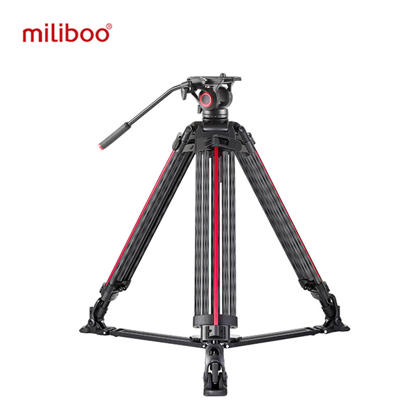 밀리부 miLiboo MTT605B 카본 비디오삼각대 원터치 잠금 카메라삼각대 방송용 유압식헤드 589,000원