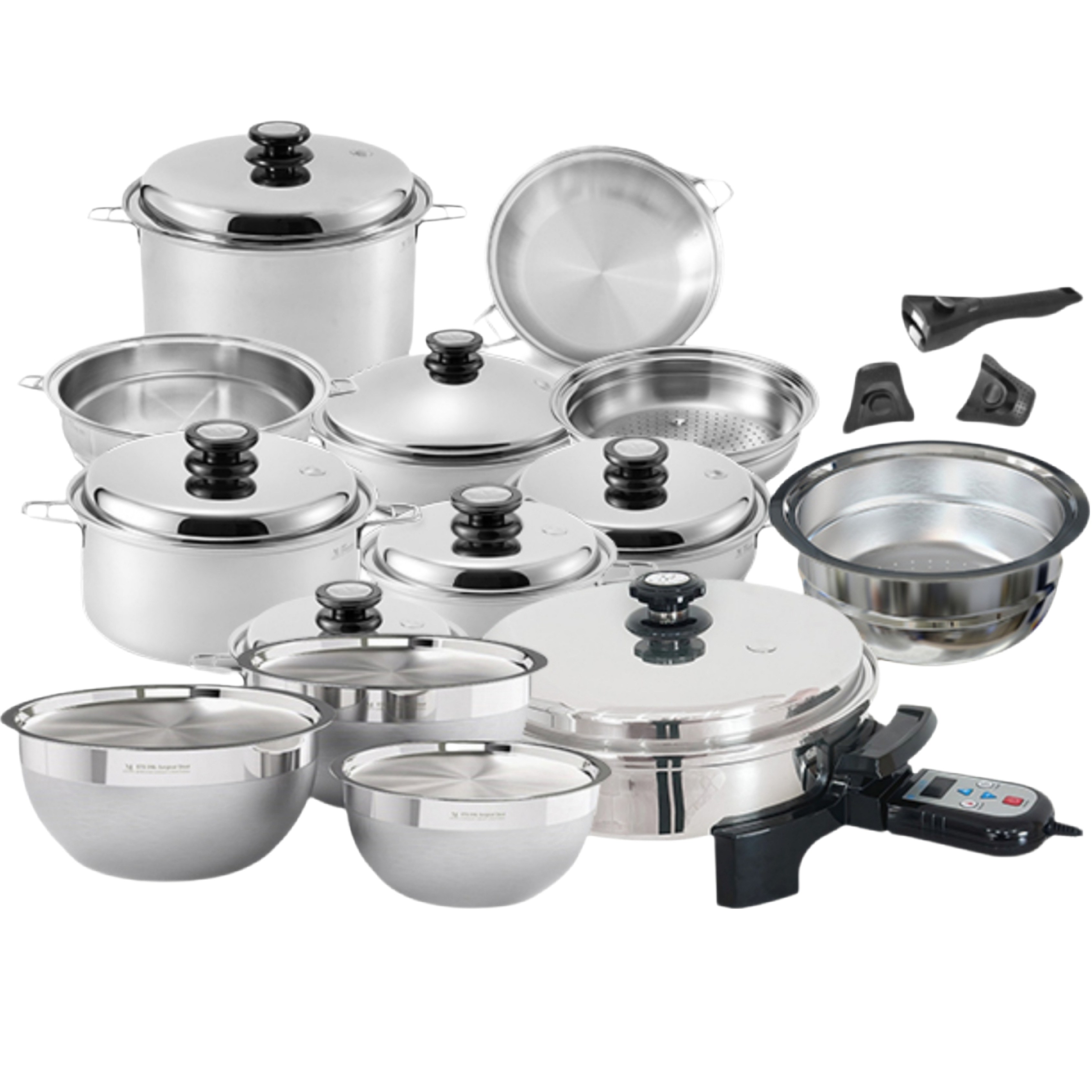 살림의 왕 마마르떼 그랜드마스터 세트 + 3종믹싱볼 + 24스티머 + 30 오일스킬렛 전기냄비 뚜껑까지 316Ti, 1개, 현재가 4,500,000원