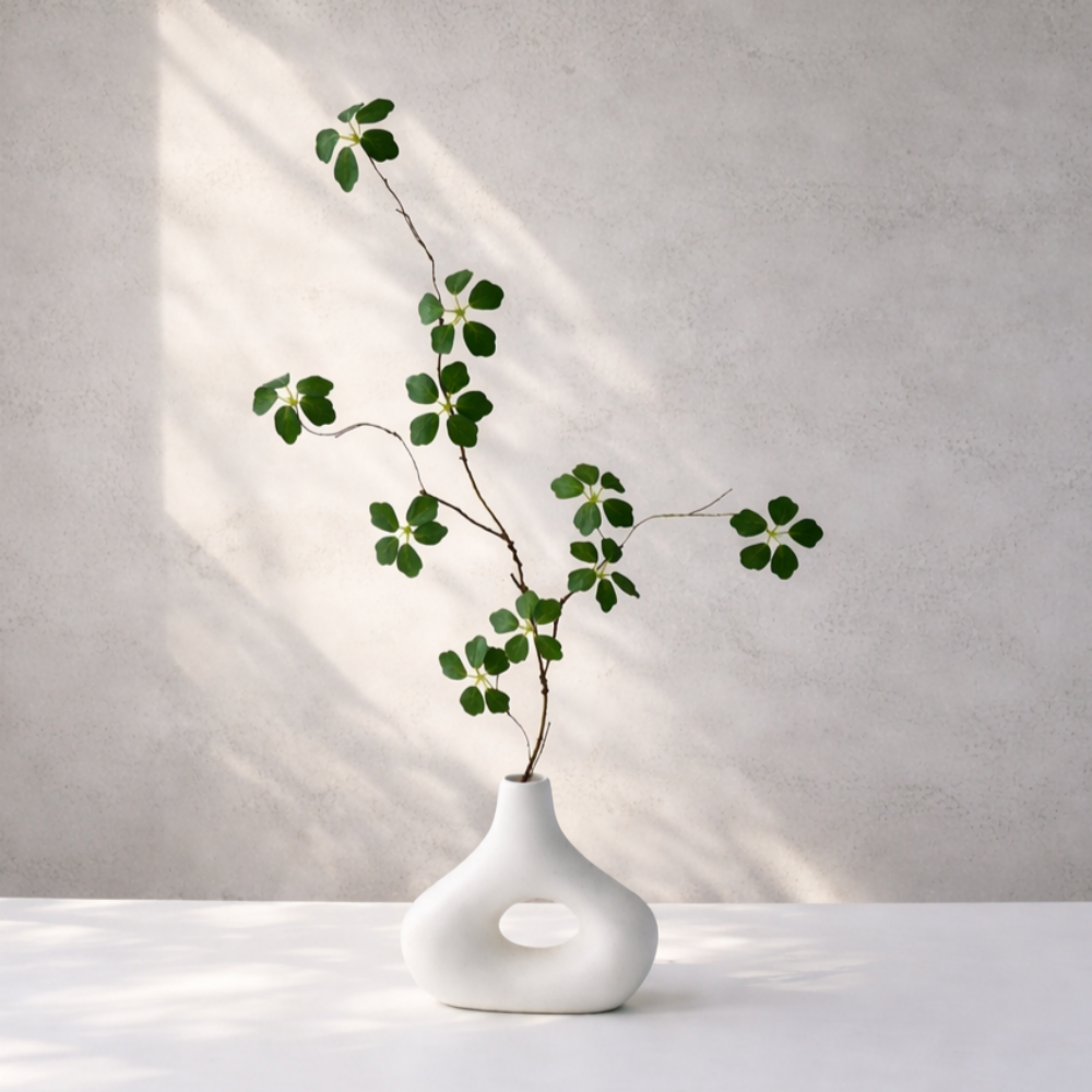 한비몰 작품같은 으름나무 조화 화병 세트, 1개, 소형 24,000원