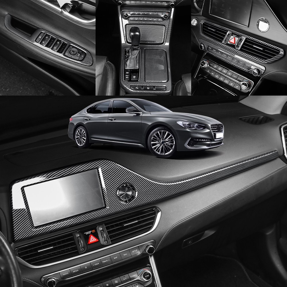 유투카 호환 그랜저 IG 튜닝 용품 블랙 우드 카본 몰딩 베스트 모음 20,000원