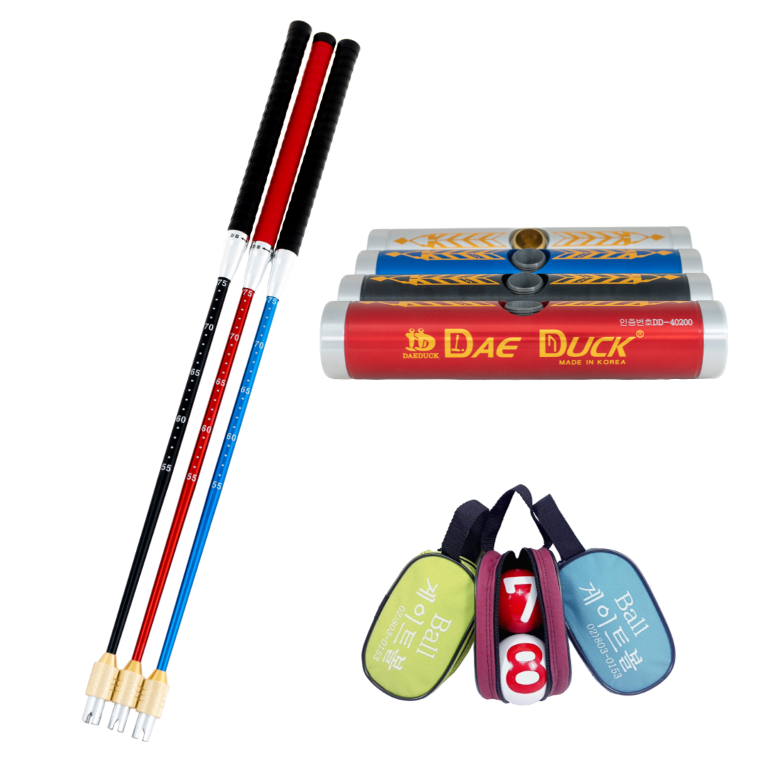 대덕 게이트볼 스틱 초보 입문자용 올인원 세트 연습용 볼 포함, 1개 140,000원