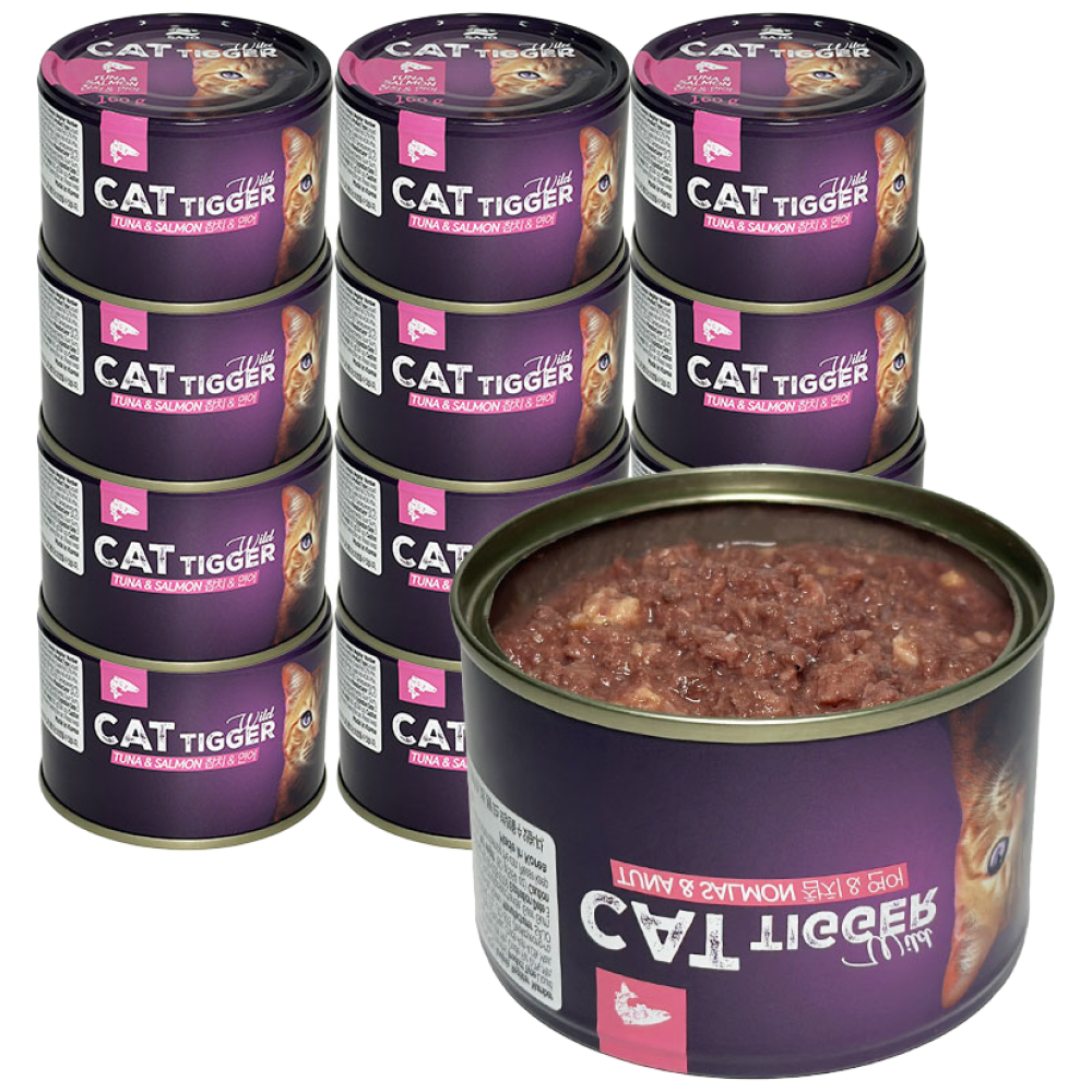 사조 캣티거 와일드 고양이 간식 습식캔, 12개, 160g 17,100원