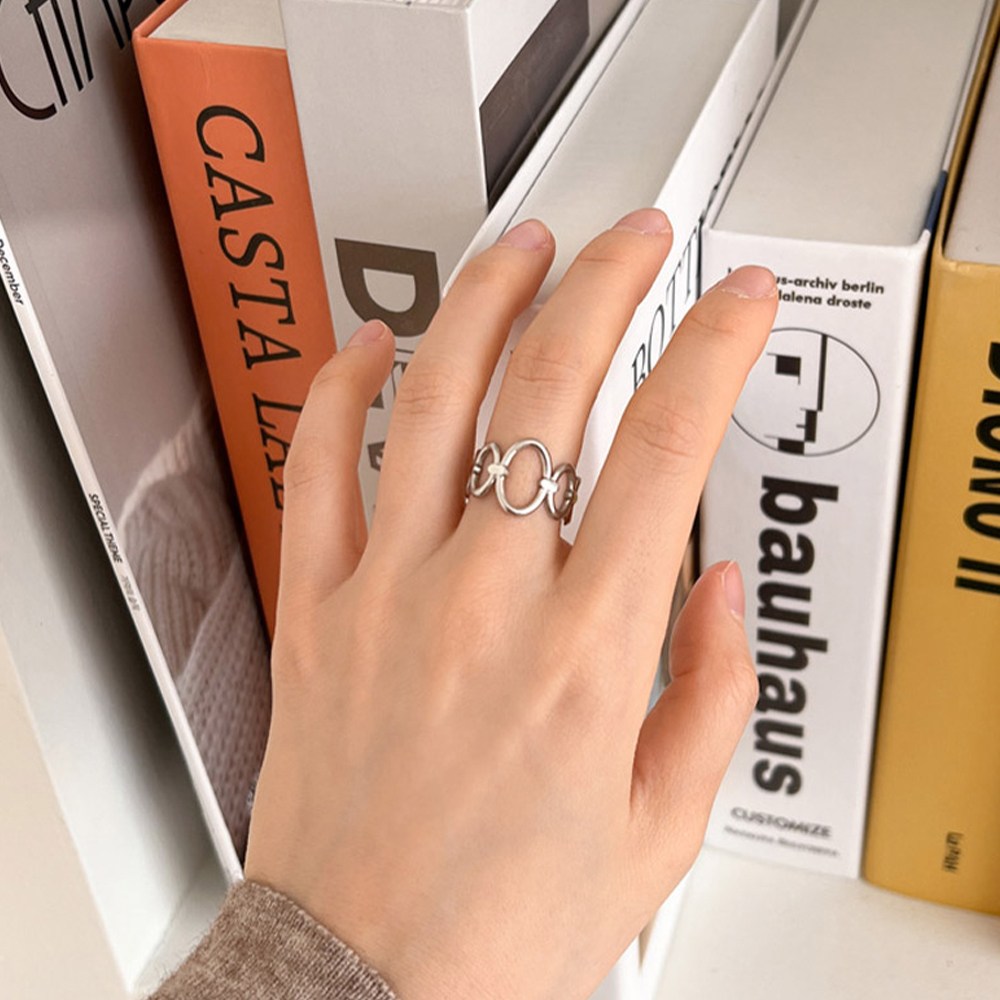 특이한 데일리 심플 동글동글이어진반지[써지컬스틸] 7,280원