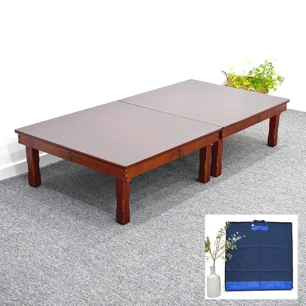 남원은행공방 남원 교자상 2개세트 810x810 또는 900x750 제사상 밥상 접이식상, 은행 1도 2.7자 81x81cm-2개+천커버 156,000원