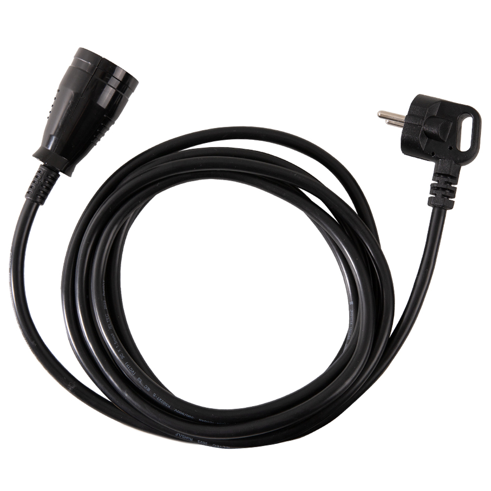 스윗홈 고용량 연장선 멀티탭 원형 1구 HOME-MO16-1L, 5m, 블랙, 1개 18,500원