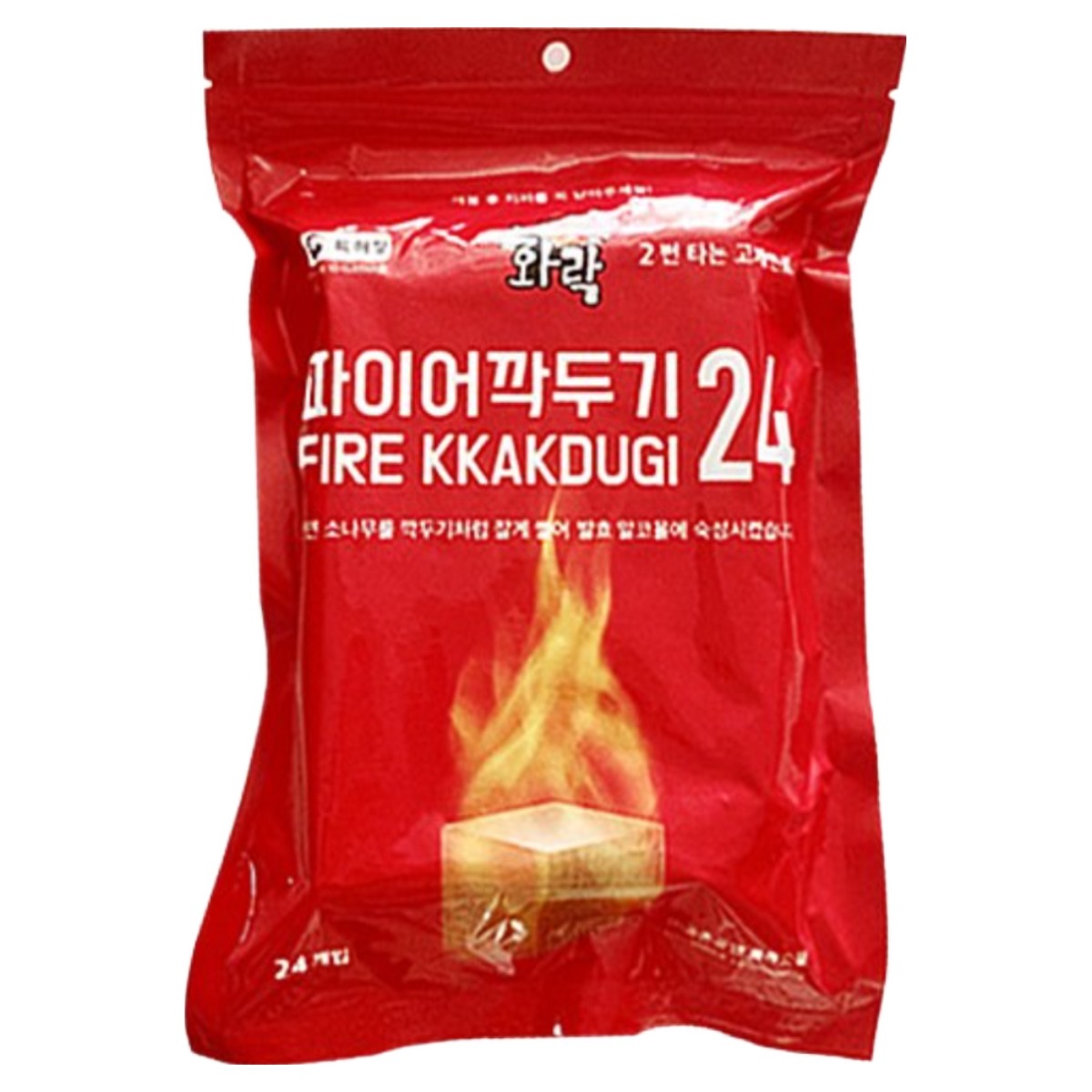 화락 파이어깍두기24 라이터큐브 24개입 바베큐 숯 벽난로 장작 착화제, 1개, 24개입 15,000원