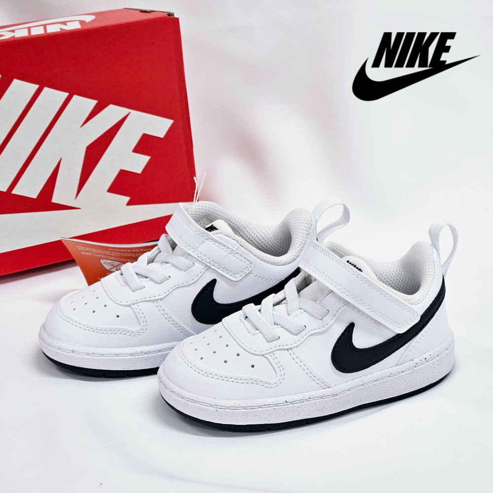 [국내매장판] 나이키 유아 코트버로우 찍찍이 벨크로 발편한 어린이 운동화 베이비 키즈 아동 신고 벗기 편한신발_DV5458-104 48,800원