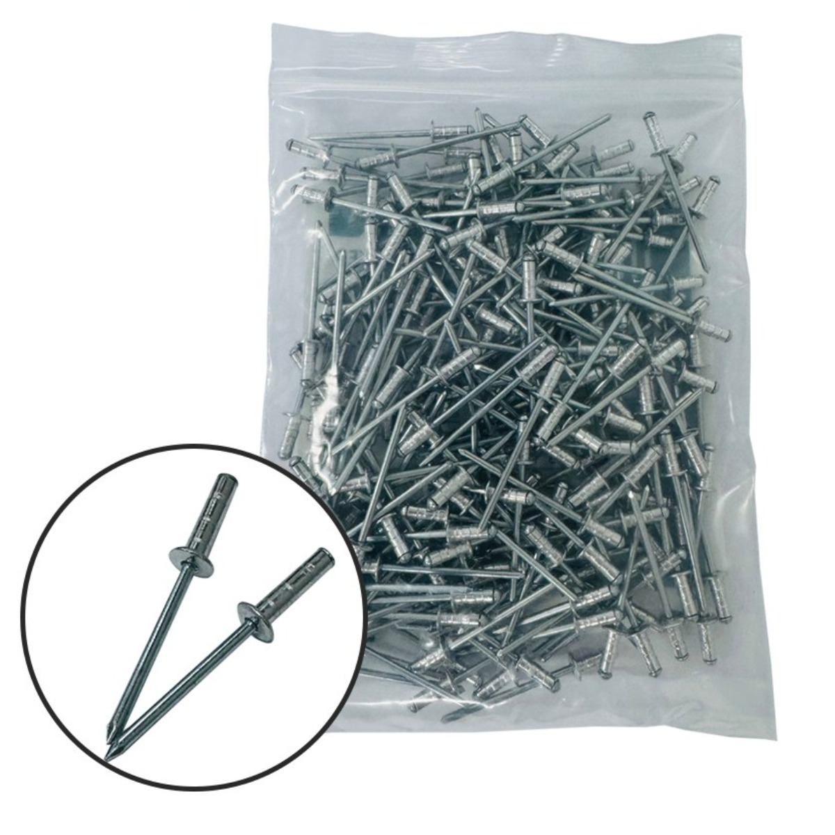 블라인드 멀티 리벳 리뱃 못 알류미늄 스텐 둥근머리 리베트 200개, 1세트 8,000원