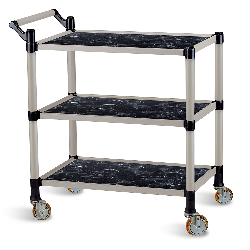 티렉스캐스터 3단 스텐 우드 서빙카트 (이동식대차 식당카트 운반카트) 166,900원