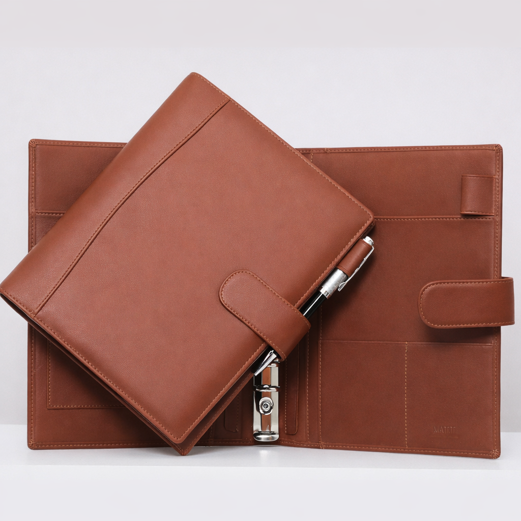 2026년 마뜨 40절 25절 b6 다코타 소가죽 만년 업무 6공 가죽 다이어리 커버 브라운 130,000원