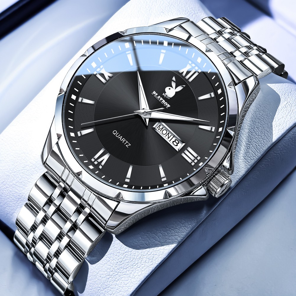 PLAYBOY 명품 브랜드 남자 손목시계 심플 스타일 스테인리스 쿼츠 79,500원