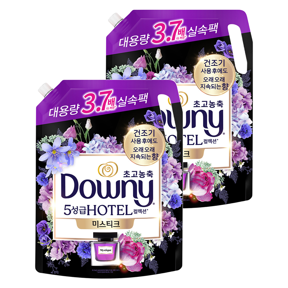 다우니 초고농축 호텔 컬렉션 섬유유연제 미스티크 리필 27,580원
