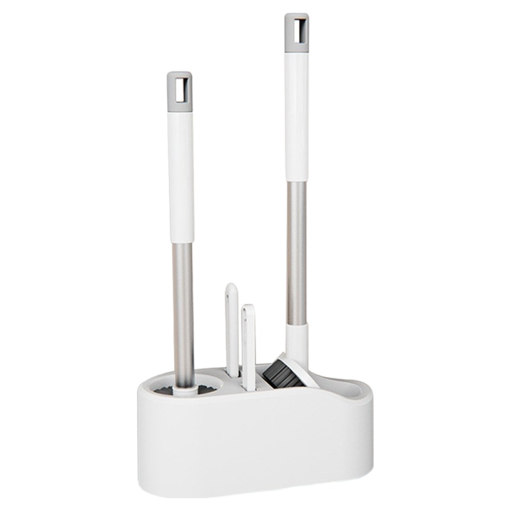 고씨네 스마트 4in1 벽걸이형 변기솔 청소솔 브러쉬 세트, 화이트, 1세트 9,900원