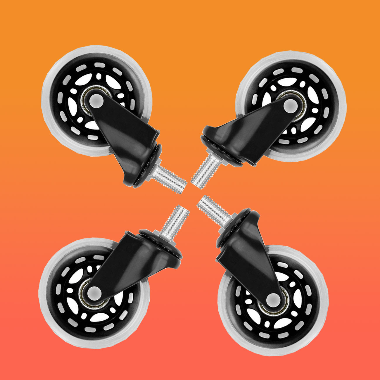 비르피츠 M8 볼트형 무소음 우레탄 바퀴 회전 3인치 고급형 15,490원