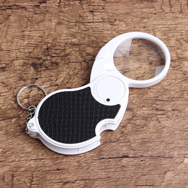 어르신 선물 키링 고리형 돋보기 휴대용확대경 독서용돋보기 학교용확대경 손돋보기 8,650원