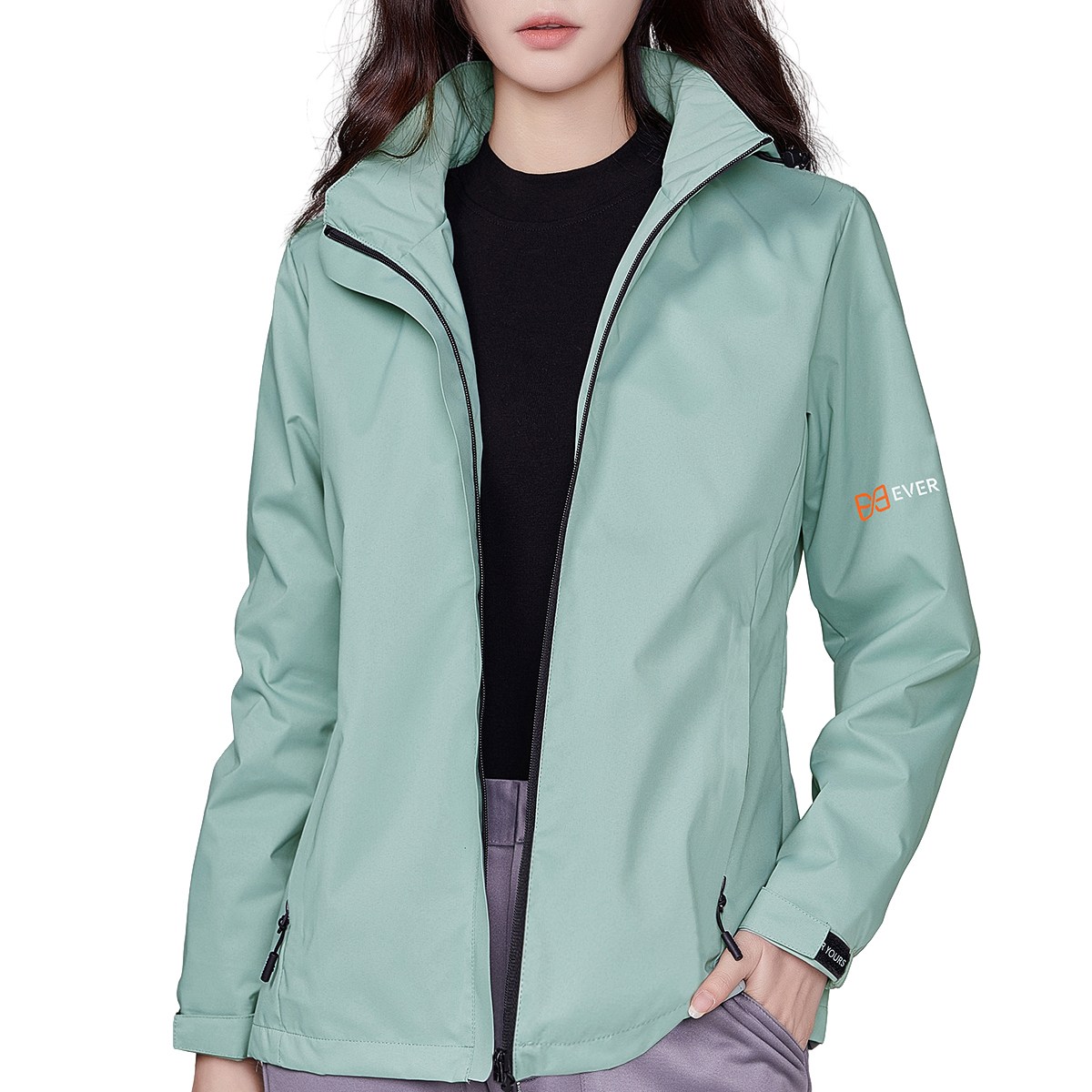에버유어스 바람막이 여성 방수자켓 후드 탈부착 아우터 점퍼 33,740원