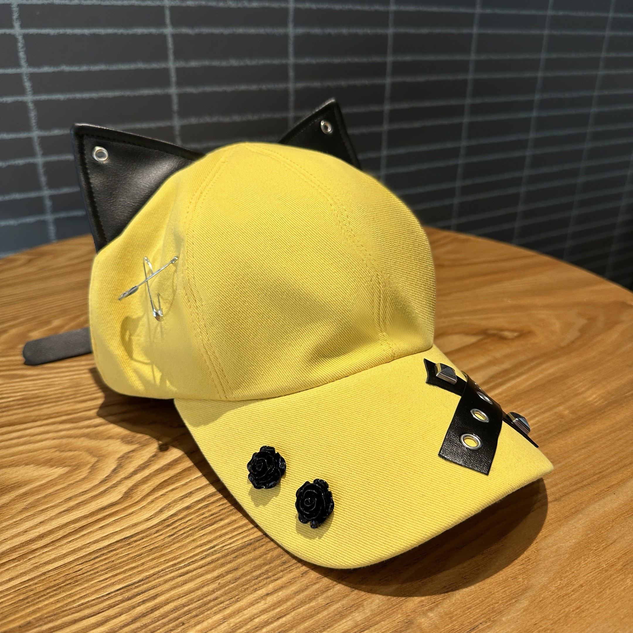 다채로운 개성의 고양이 귀모자 트렌디한 스트릿 펑크 스타일 모자, 남녀 공용 올매치 힙합 모자 11,560원