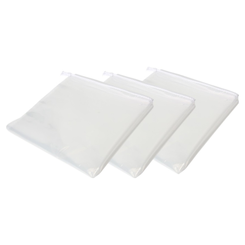 끈다리 두꺼운 끈조임 대형 비닐봉투 80 x 90 cm 3p, 투명, 1개 7,800원