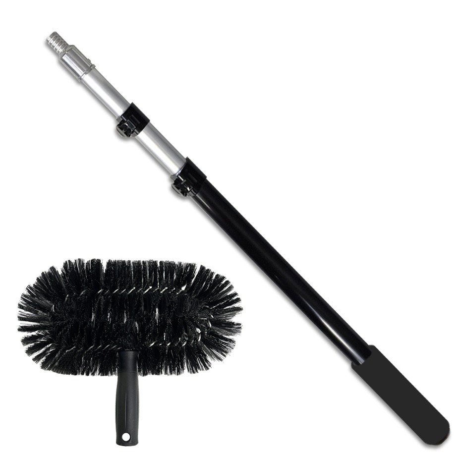 월드크린 웅거 거미줄 제거 솔 타원형 + 블랙 폴대 장대 1.4m 세트 36,900원