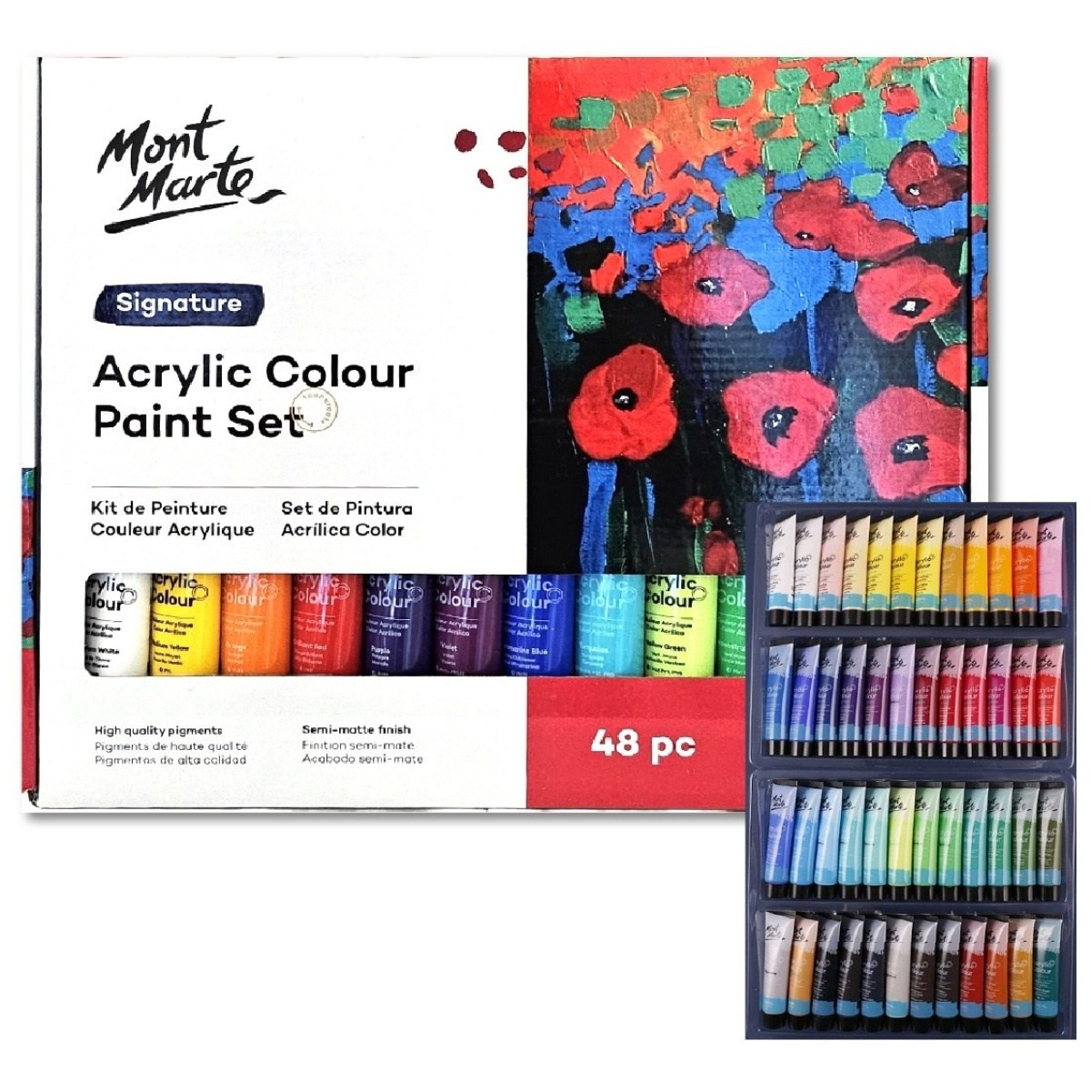 몽마르트 아크릴 물감 세트 36ml 48색 49,900원