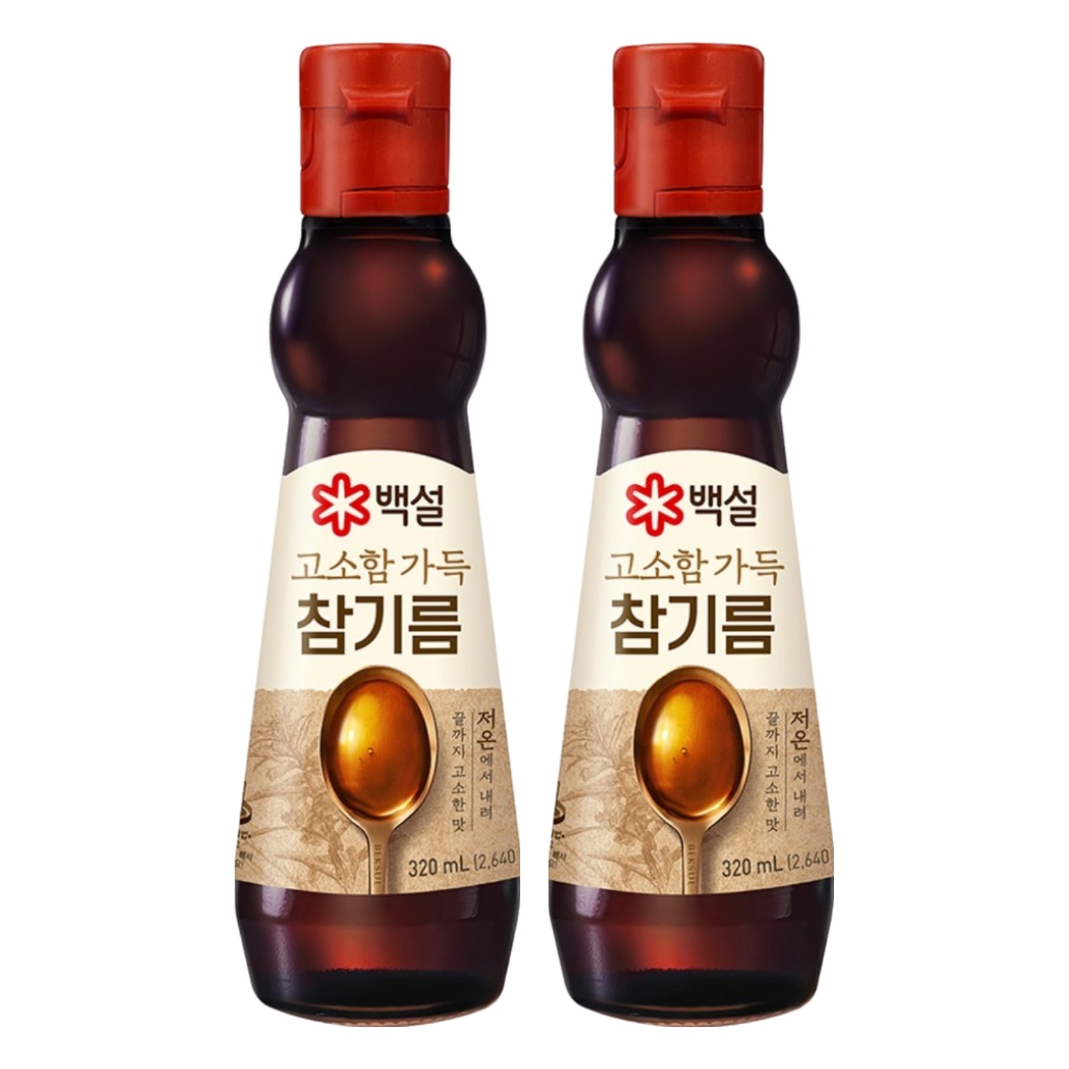 백설 진한참기름, 320ml, 2개 9,600원