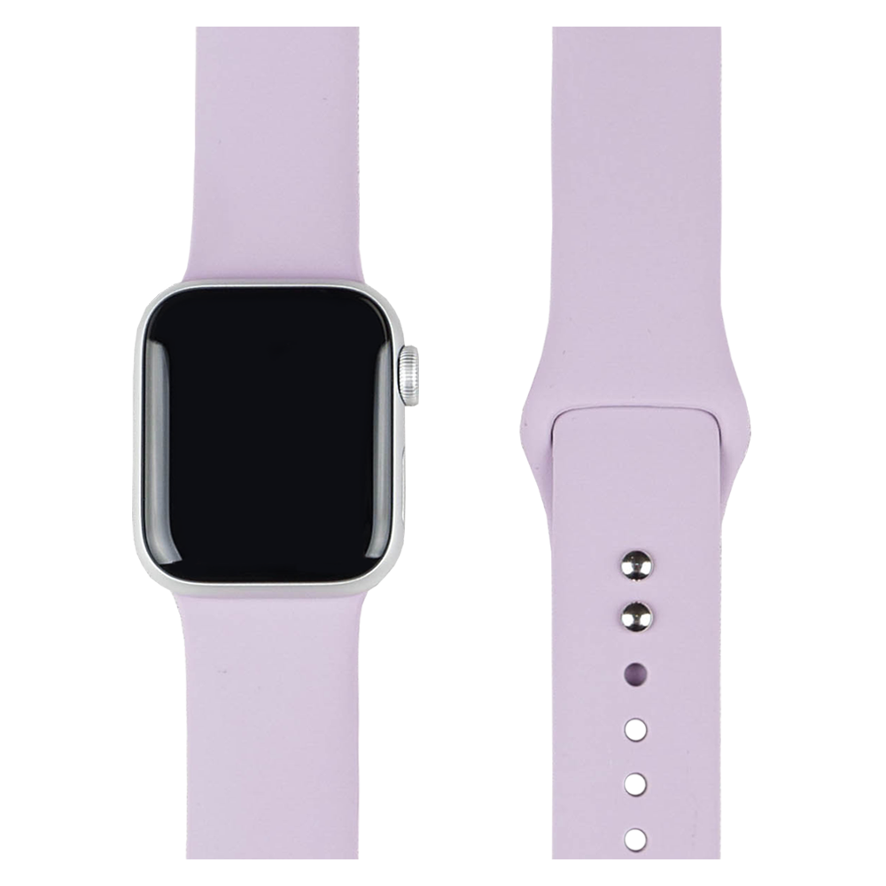 모할랩 애플워치 호환 실리콘 더블 단추 밴드 스트랩, 04 라벤더, 1개 6,990원