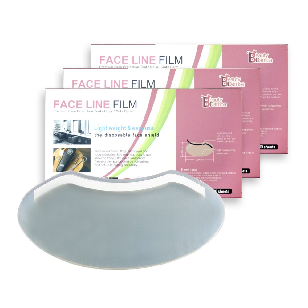뷰티다모아 미용실 페이스필름 페이스커버 페이스캡 쉴드, 단일색상, 300개 10,990원