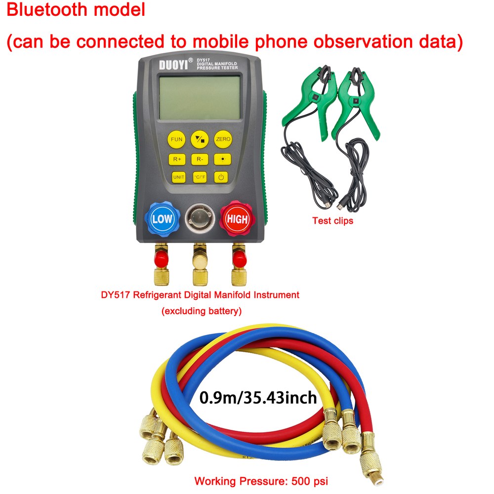 디지털 냉동 압력 온도 도구 진공 다기능 게이지 감지기 키트 에어컨 테스트 173,500원