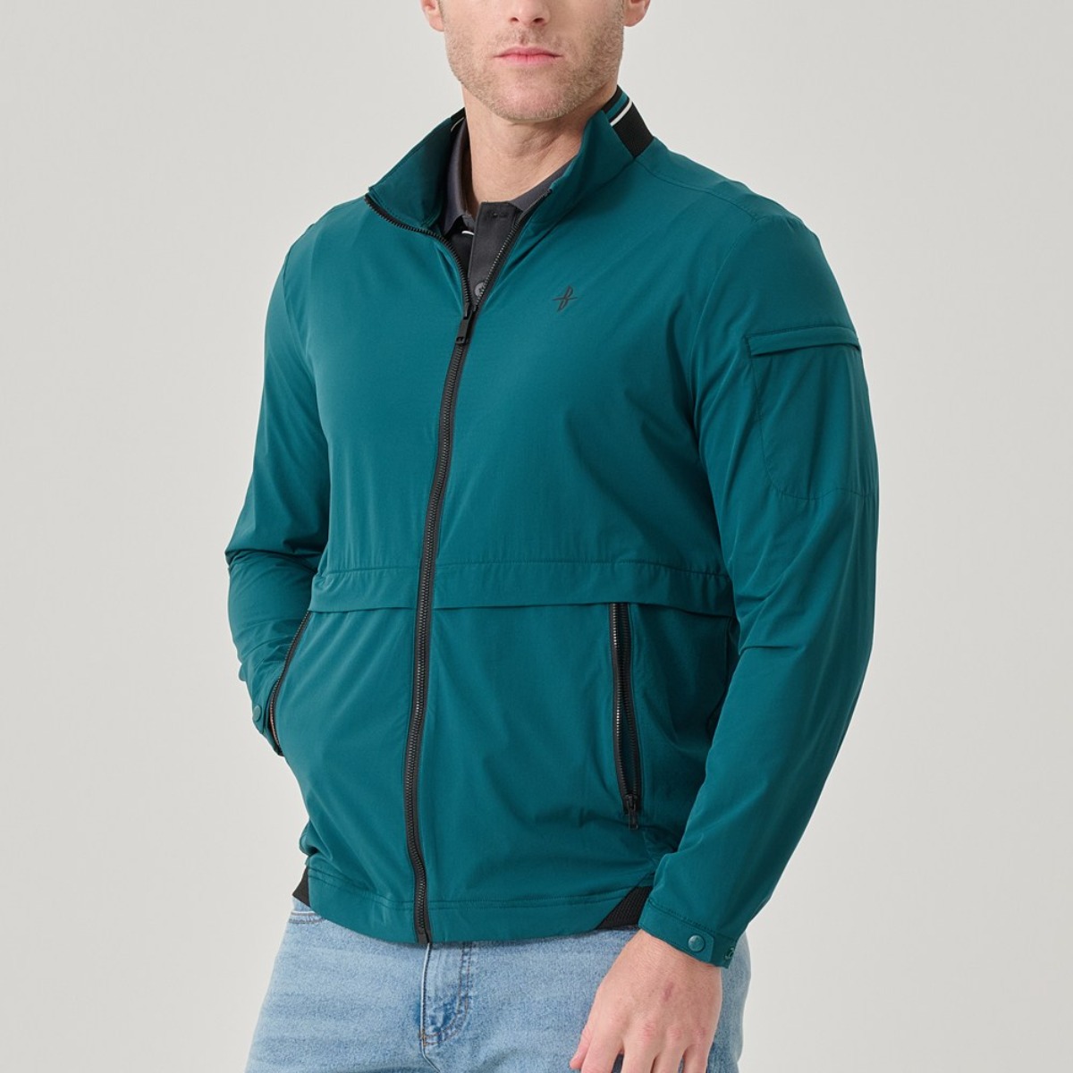 빌트모아 남성 골프웨어 시보리 바람막이 나일론 점퍼 아우터 79,000원